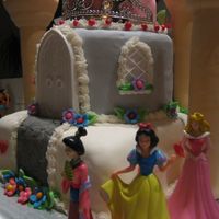 Close Up Of Castle Cake 
