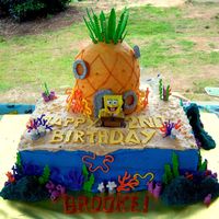 Spongebob 2Nd Birthday Cake 