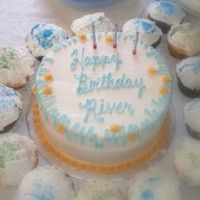 Son's Bday Cake I had so much to do the day of my son and daughters birthday party that I was only left with about 20 minutes to decorate both of their...