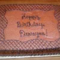 Chocolate Birthday Cake 