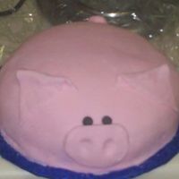Abby's Piggy This is my first attempt at using fondant. It's for my 2 year-old's birthday. Now I just have to convince her to eat her favorite...