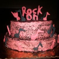 Rock On! For my niece's 13th birthday! She loved the tiny fist of rock!