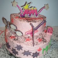 Jem And The Holograms My friend loved Jem when she was little so I tried to bring some old school back!