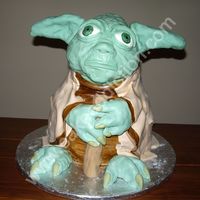 Yoda I made this cake for the 2008 wrap party of the Walt Disney World Star Wars Weekends cast members. (It was a gift...my fiance was on the...