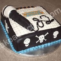 Boy's 16Th Birthday Cake I made this cake for a friend's son's 16th birthday. Apparently he likes to rap and his given rapping name is "J2"....