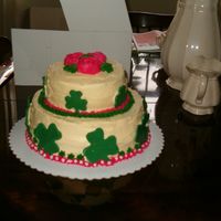 Shamrock Birthday Cake I made this cake for my mother-in-laws birthday. Her birthday comes so close to St.Patrick's Day that I decided to make a shamrock...