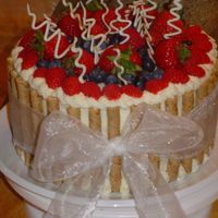 Melissa Made this cake for my girlfriend Melissa's B-day. She's not crazy about very sweet cakes, this combo turned out perfectly. Six...