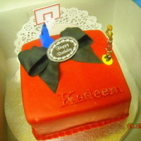 Basketball Present Cake 