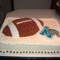 Memphis Tiger The groom is a Memphis Tiger fan.....the cake is a chocolate chip cake with "real" butter cream icing.