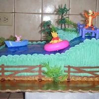 Winnie Pooh Birthday Cake 