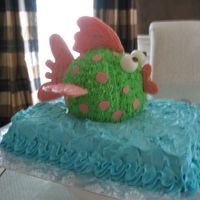 Katies Birthday Thanks Glenda for the help on this. BC with candy coating accents. Fondant eyeballs.