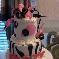 Patty's Cake All b/c- fondant decorations and letters.