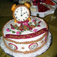Around The Clock Bridal Shower This was for one of my own Bridal Showers and the theme was around the clock. Thanks to Boween and her great cakes for my inspiration. I...