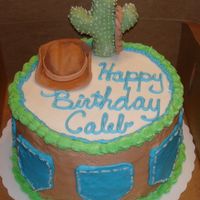 Caleb's Western Themed Cake 