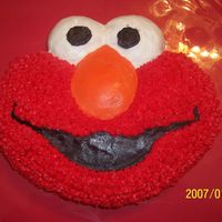 Elmo Cake For My 3 Yr Old's Birthday. 