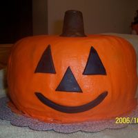 Pumpkin I haven't made a cake since August and was dying to make one. I was actually planning on making a totally different cake but my 2yr...