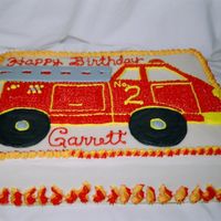 Firetruck Birthday Cake Again this is a photo from last fall that I just transferred to a disc. This was for a friend's son who was turning 2. I didn't...