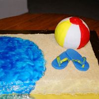 End Of Summer Beach Birthday This is a pic of a cake that has been on my camera since last summer, just now got around to getting that roll put on a disc. This cake was...