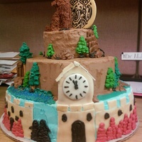 Team Quileute Cake This is the cake I made in celebration of the release of New Moon. It is my first tiered cake and my first adventure with homemade fondant...