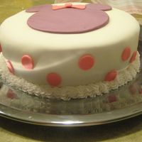 Img_1247.jpg This was my first attempt at decorating a cake with fondant. This was a practice run for my niece's birthday cake. The ear parts on...