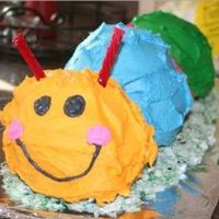 Jonathan's Baby Einstein Birthday Cake I was inspired for this birthday cake from all of you at CakeCentral. I used the ball cake pan and made a different cake/filling flavor for...