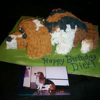 Maggie Mae This cake was made following the instructions on this site. It's constructed of two round cakes. I made it for my neighbor they have a...