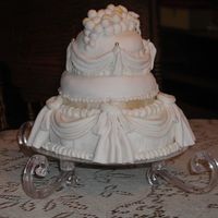 A Special Birthday fondant covered cake