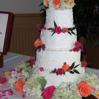 First Wedding Cake! (Paid One, That Is!) This was my first paid gig, this past weekend. I have done two other wedding cakes for family members, but it was exciting to do my first...