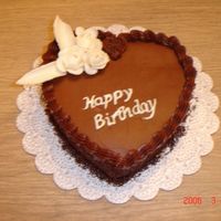 Heart Cake Made this for my husband's birthday.