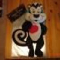 Pepe Le Pew This was actually for a 50th party but since it's a cartoon I put it under kids cakes. This is just a carved cake covered in fondant....