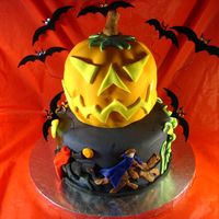 The Legend Of Sleepy Hollow Cake Inspired by the classic Washington Irving story. Cake and accessories are all fondant.