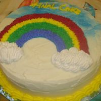 Course 1 Final Rainbow Cake this is my final cake from course 1.