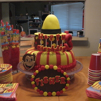 Curious George Cake 