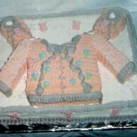 Sweater And Booties This was a replica of the actual set.