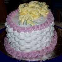 Another Birthday I did this for a lady my mom works with. Mom wanted to take the birthdaycake. Funny how she took the cake but I had to make it!!! haha