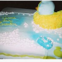 Another View From Bubble Bath Baby Duck Cake 