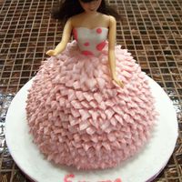 Pretty In Pink Doll Cake 