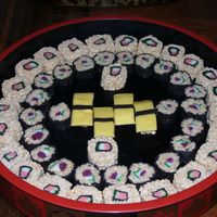 "silly" Sushi Yummy wedding and party treats, made to look like sushi!