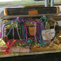 Pirate Party The cake needed to feed at least 75 people, this cake was HUGE, and very heavy! 4 layers of marble, 12 x 18. Loads of fondant, and...