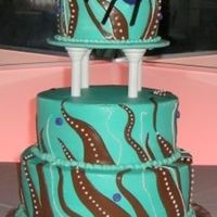 Halloween Sweet 16 This girl wanted Halloween, but wanted the teal blue and brown, and spiders, and let's not forget the million dollars and new car!...