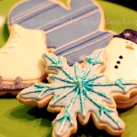 Winter Wonderland Cookies NFSC recipe w/ Antonia74 icing. Design inspiration by fellow CC'ers.