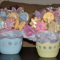 Easter Cookie Bouquets...my First Paid Orders! NFSC and Antonia74 RI!