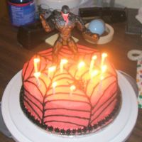 Venom Cake Boys always pick the strangest birthday cakes! This one insisted on having Venom from Spiderman. Don't tell him the icing was actually...