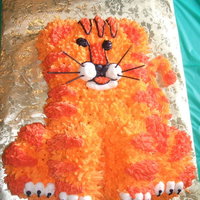 Tiger Cub I don't even remember the flavor but it was decorated in buttercream. Baked in the teddy bear pan. 9yr old boy loved it!