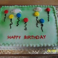 Group Birthday Cake Balloon cake for group birthday