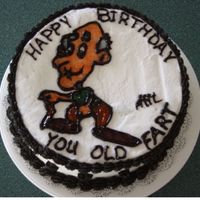 Father In Law's 65Th Birthday Cake I took the Wilton Course (Levels 1 and 2) a year ago and haven't had a lot of chances to practice... I made this cake for my Father In...