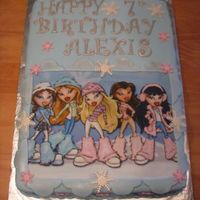 Bratz Cake I made this for my daughters 7th birthday.