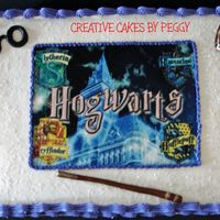 Harry Potter Cake for "Harry Potter tournament" at local library.