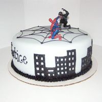 Spiderman Cake 