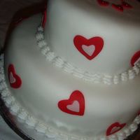 Coed Wedding Shower This cake was for a coed wedding shower at my husband's office. WASC cake with amaretto buttercream.